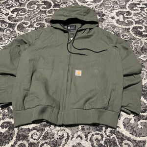 Carhartt Olive Green Bomber Jacket